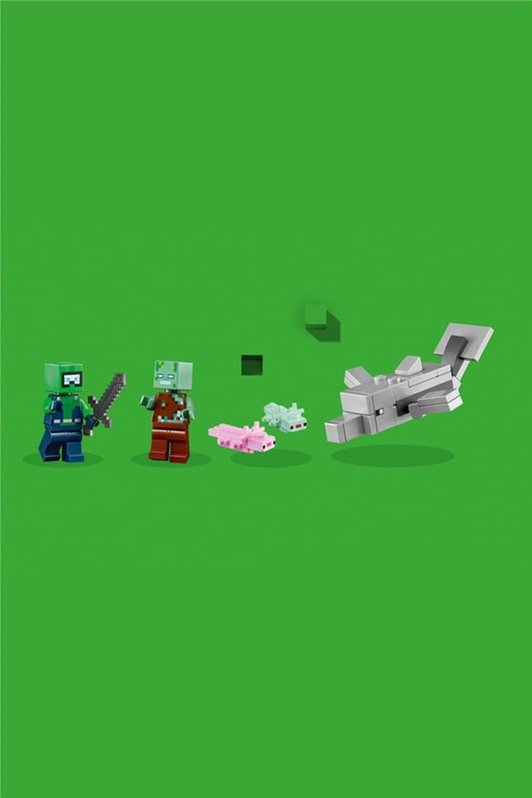 LEGO 21247 Minecraft Aksolotl Evi