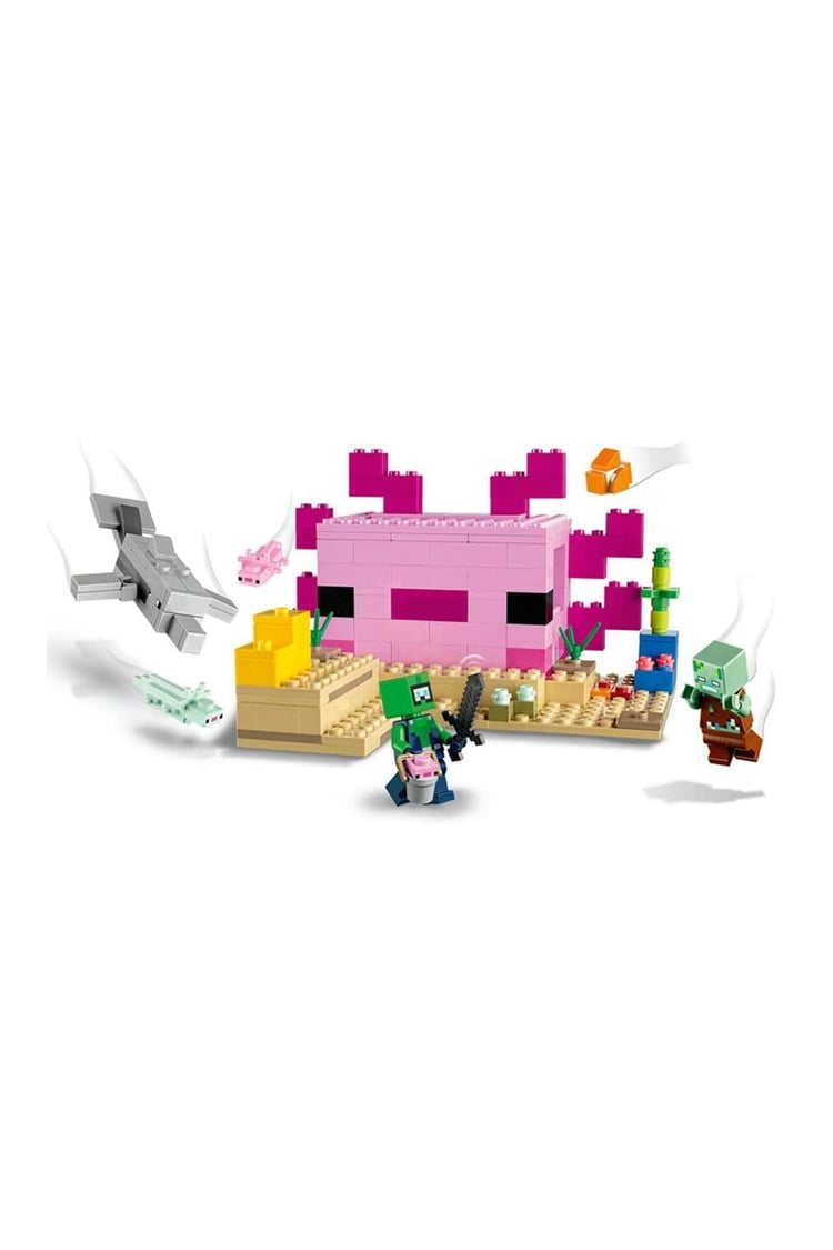 LEGO 21247 Minecraft Aksolotl Evi