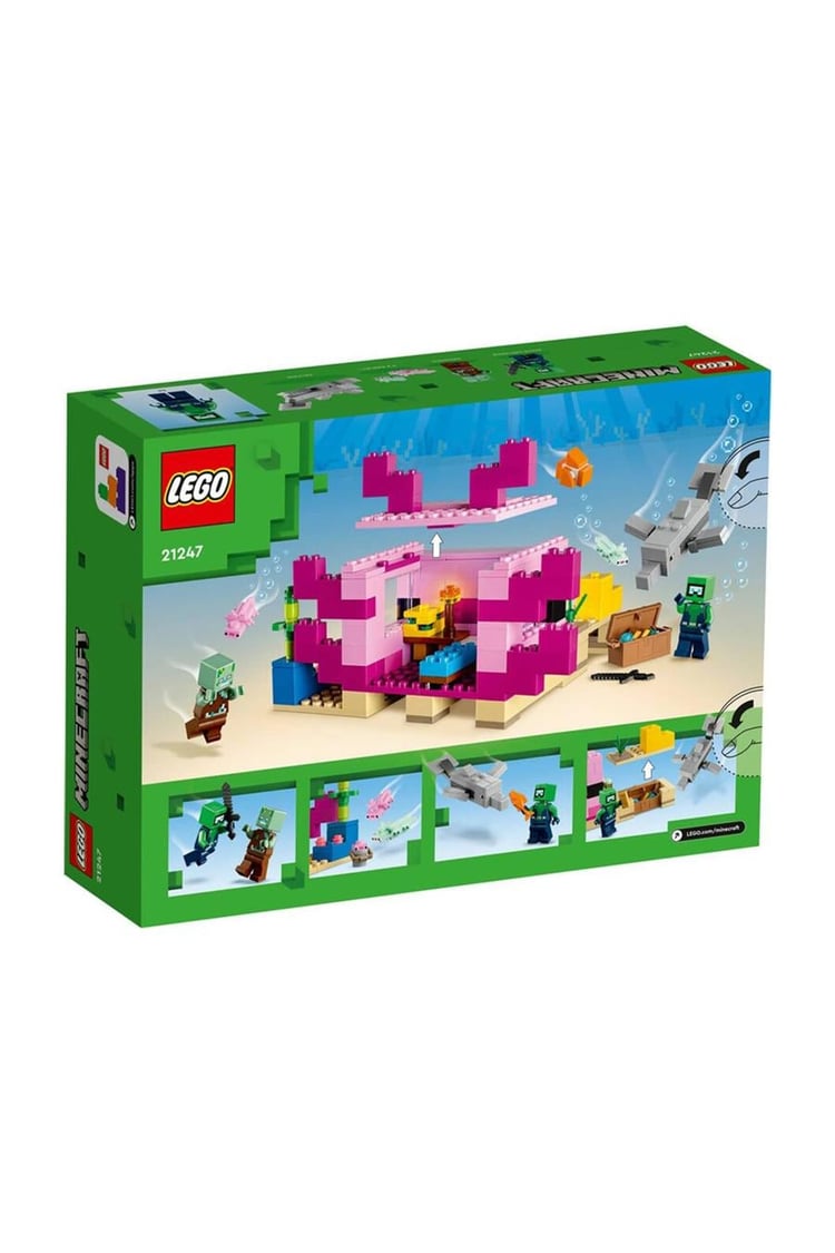 LEGO 21247 Minecraft Aksolotl Evi