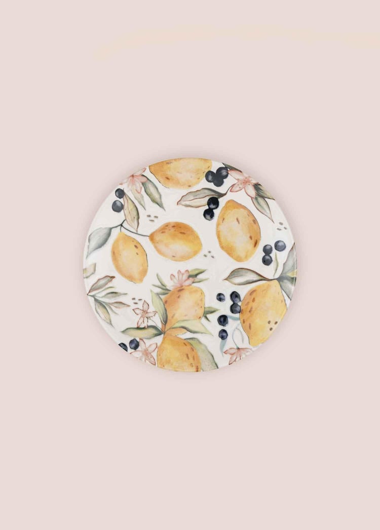 Limoncello Pasta Tabağı 6lı Set 19 cm LMN012