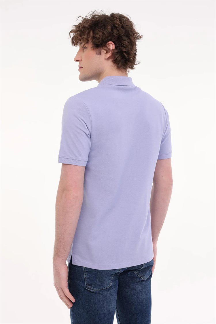 Lumberjack 5M Mb Ct953 Polo T Sh 5Fx Lıla Erkek Kısa Kollu Polo T-Shırt