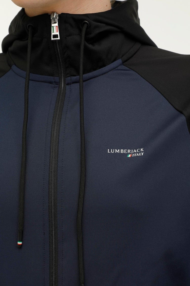 Lumberjack A10141792608010 3W Ml Renato-Cb 18Sd1155 3Pr Lacivert Erkek Fermuarlı Sweatshirt