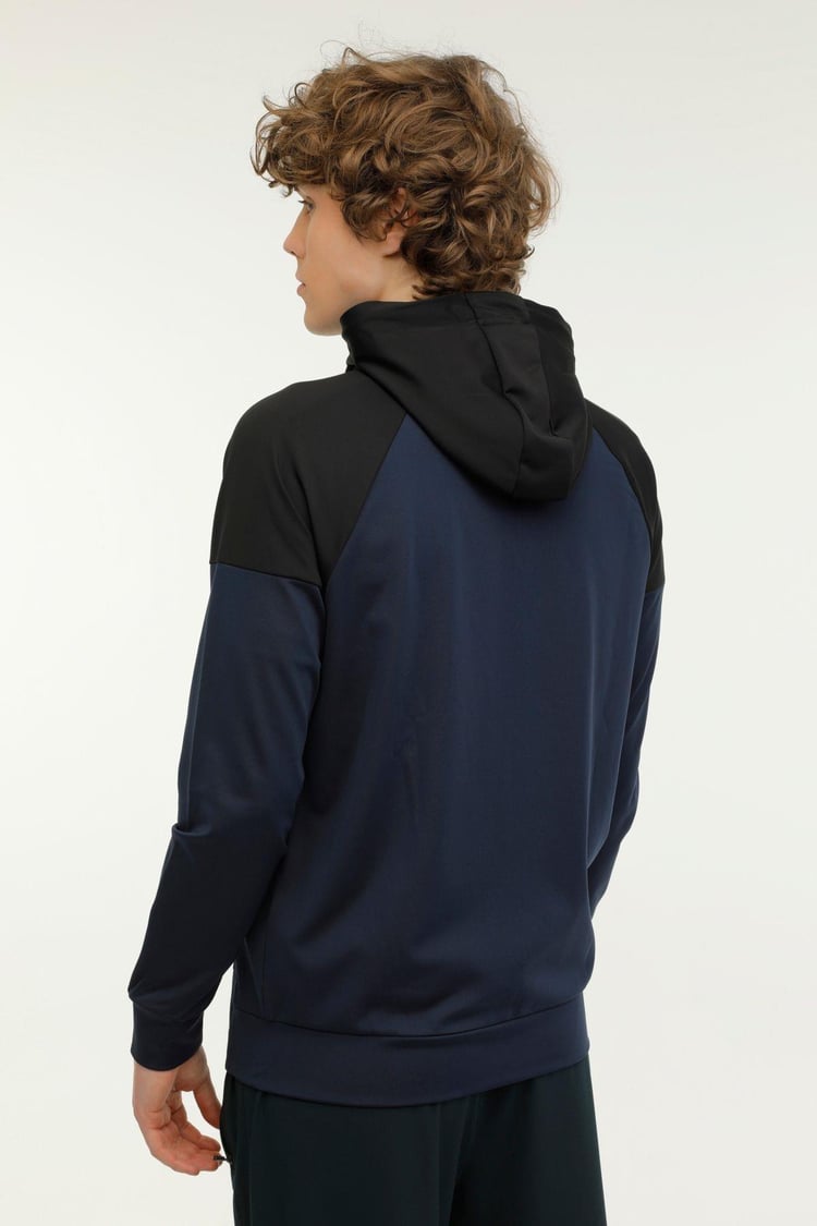 Lumberjack A10141792608010 3W Ml Renato-Cb 18Sd1155 3Pr Lacivert Erkek Fermuarlı Sweatshirt
