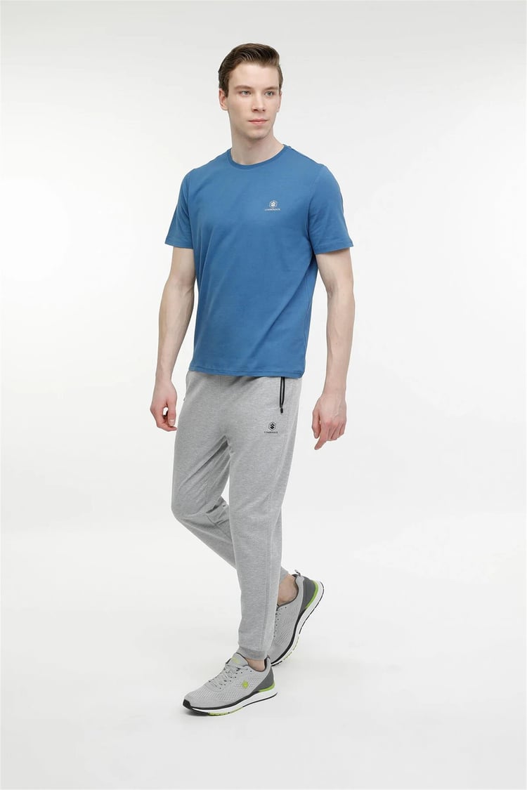 Lumberjack A10149740808010 4M M-Ct107 Basıc Jogger 4Fx Gri Melanj Erkek Esofman Alt