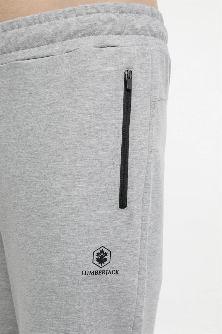 Lumberjack A10149740808010 4M M-Ct107 Basıc Jogger 4Fx Gri Melanj Erkek Esofman Alt