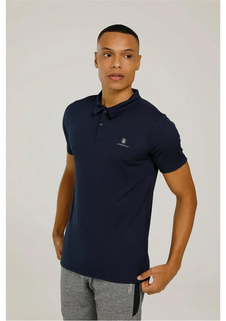 Lumberjack A10149744208010 4M M-Ct461 Sherman T-Sh 4Fx Lacı Erkek Polo T-Shırt