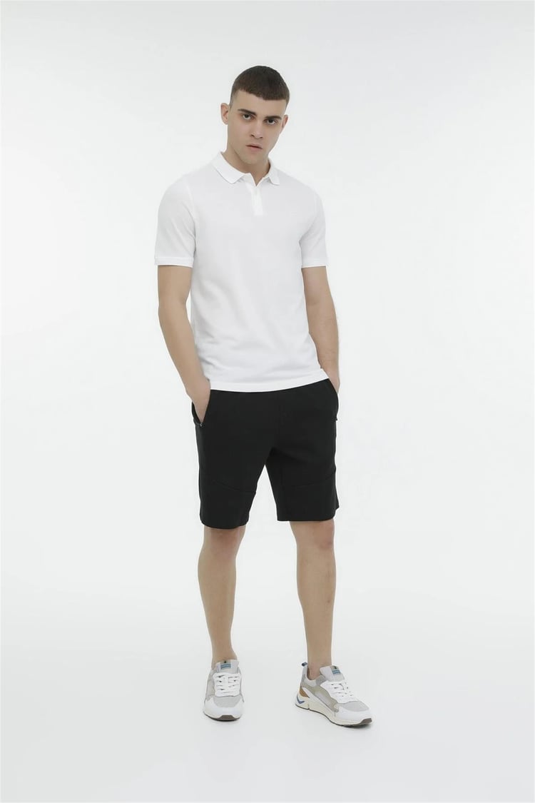 Lumberjack A10149745708010 4M M-Ct953 Basıc P.T-Sh 4Fx Beyaz Erkek Polo T-Shırt
