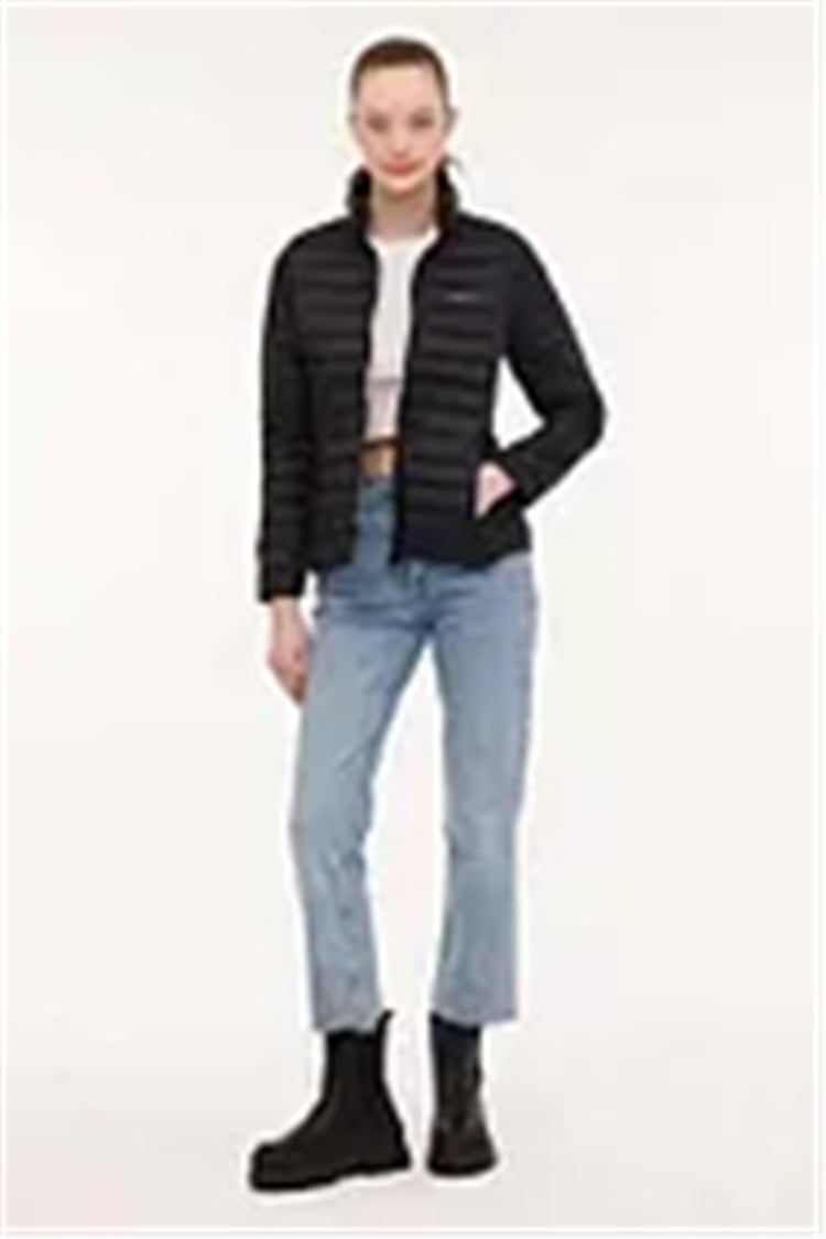 Lumberjack A10178229808010 4W Wb Padded 1Sn28 4Pr Sıyah Kadın Mont