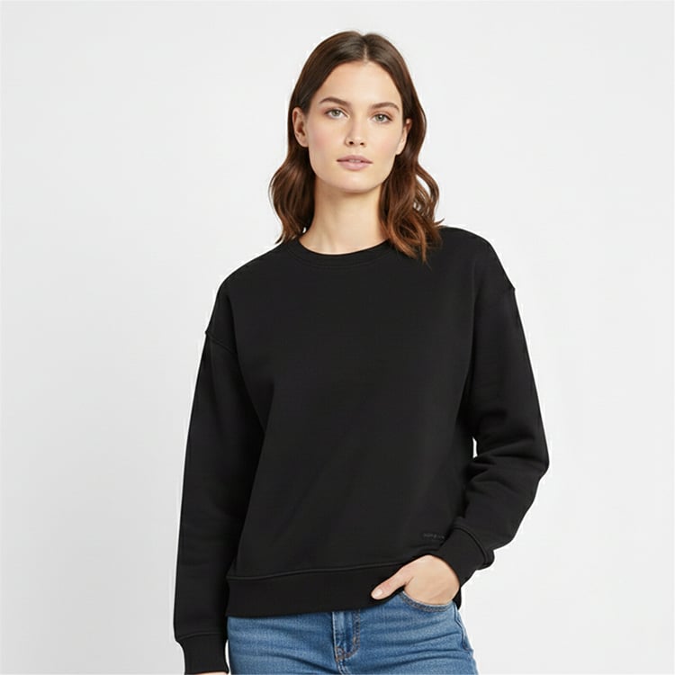 Lumberjack A10202730108010 5W Wb 16Ammy-C 5Pr Sıyah Kadın Sweatshırt