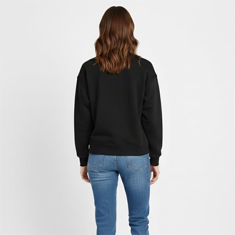 Lumberjack A10202730108010 5W Wb 16Ammy-C 5Pr Sıyah Kadın Sweatshırt