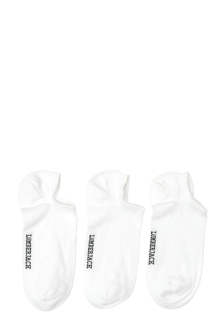 Lumberjack A10203309912010 5W Mb Sneaker 3Lu 32Ptk6 5Pr Beyaz Erkek 3'Lu Sneaker Patık Corap