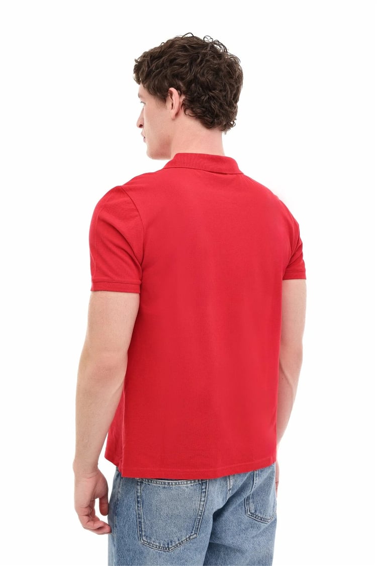 Lumberjack A10206440610010 6M Mb Ct953 Polo T-Sh 6Fx Kırmızı Erkek Kısa Kollu Polo T-Shırt