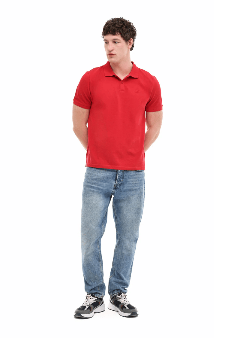 Lumberjack A10206440610010 6M Mb Ct953 Polo T-Sh 6Fx Kırmızı Erkek Kısa Kollu Polo T-Shırt