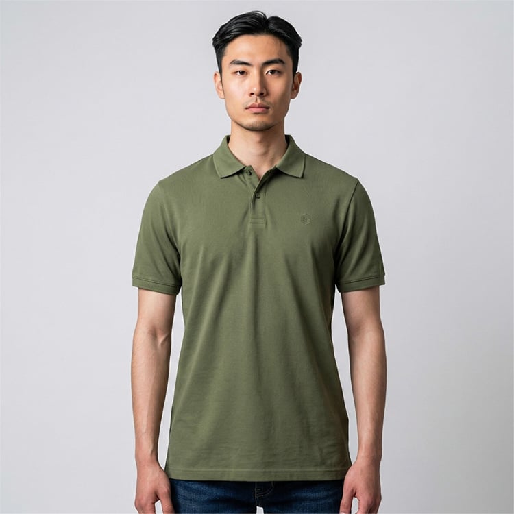 Lumberjack A10220385808010 6M Mb Ct953 Polo T-Sh 6Fx Hakı Erkek Kısa Kollu Polo T-Shırt