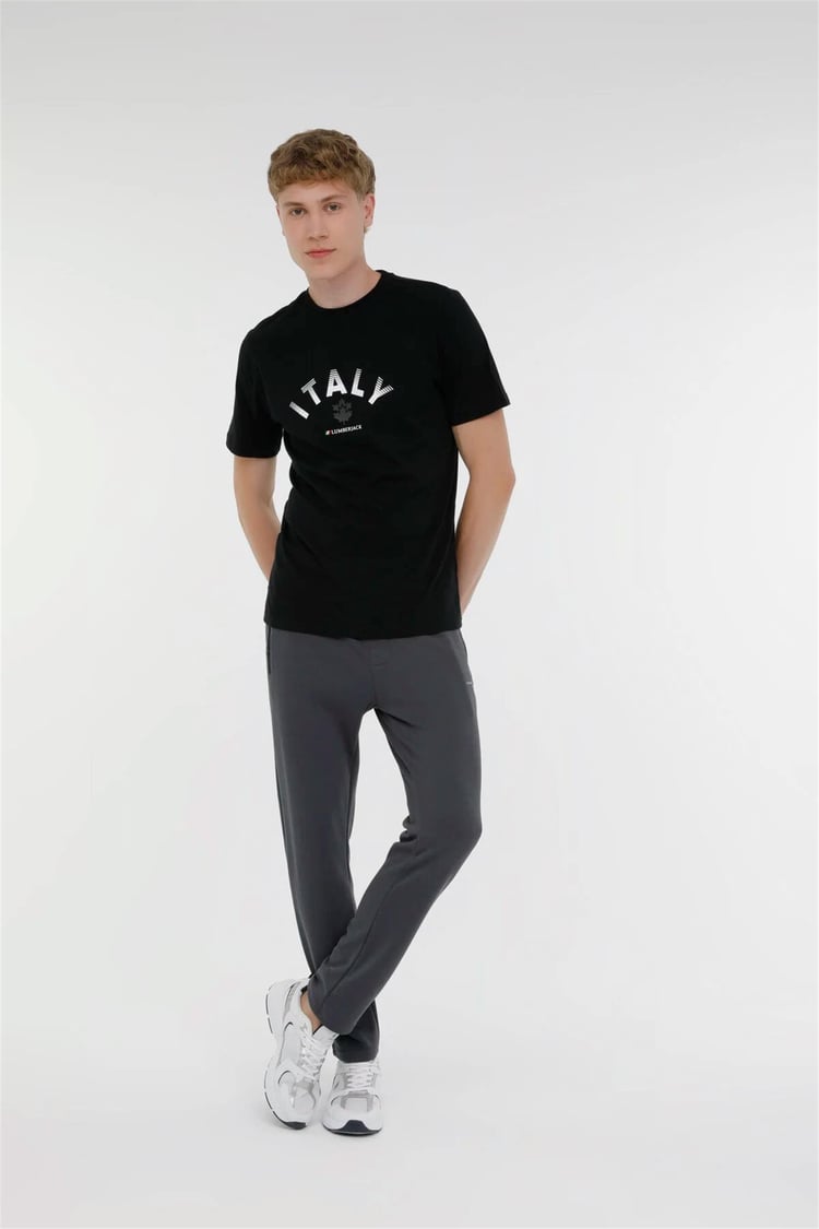 Lumberjack Ml Austın 11Sd1044 3Pr Siyah Erkek Kısa Kol T-shirt