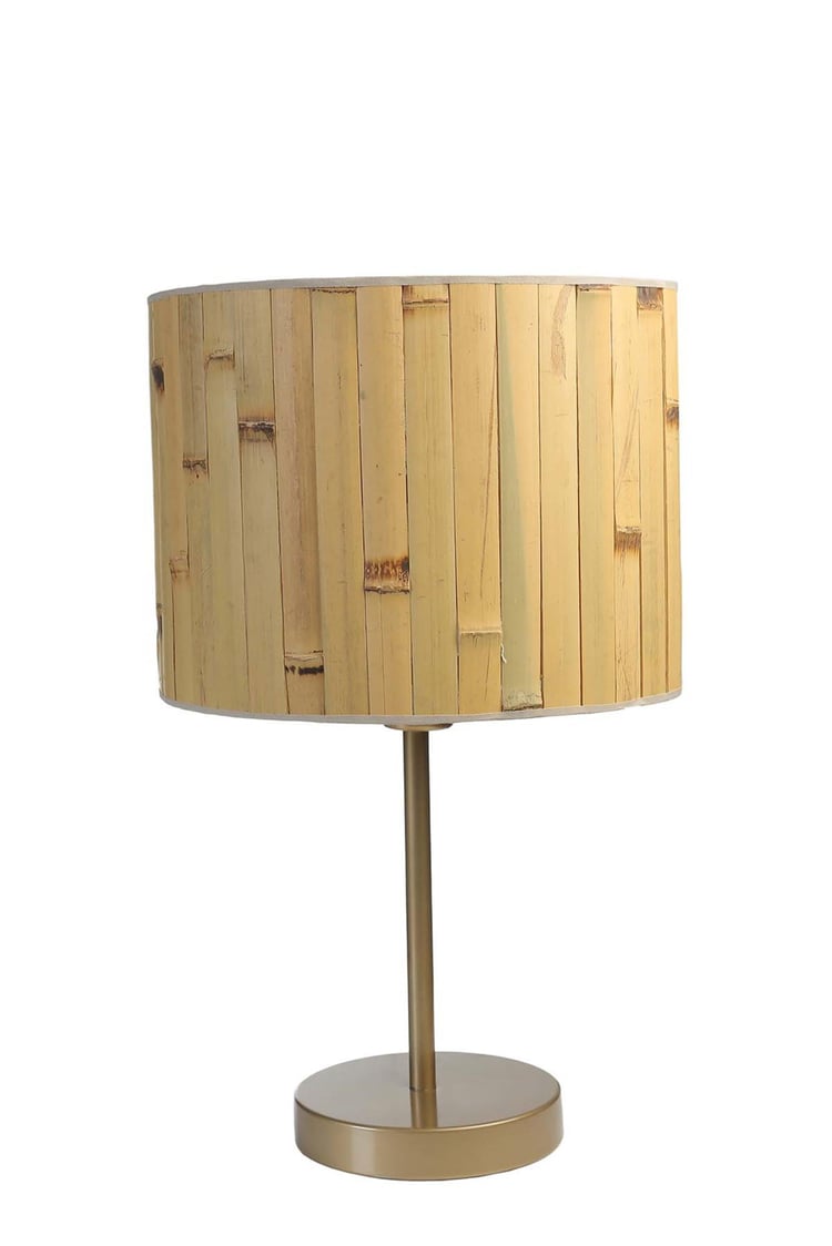 Lumexx Bambu 02 Abajurlu Masa Lambası Eskitme
