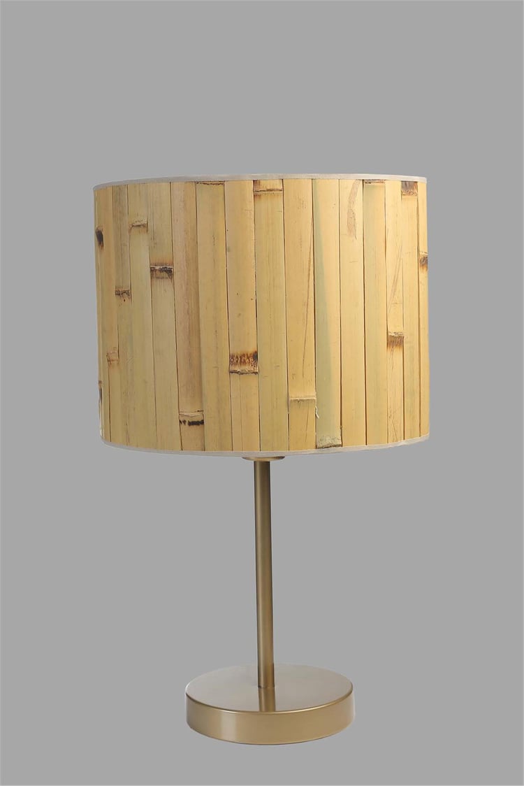 Lumexx Bambu 02 Abajurlu Masa Lambası Eskitme