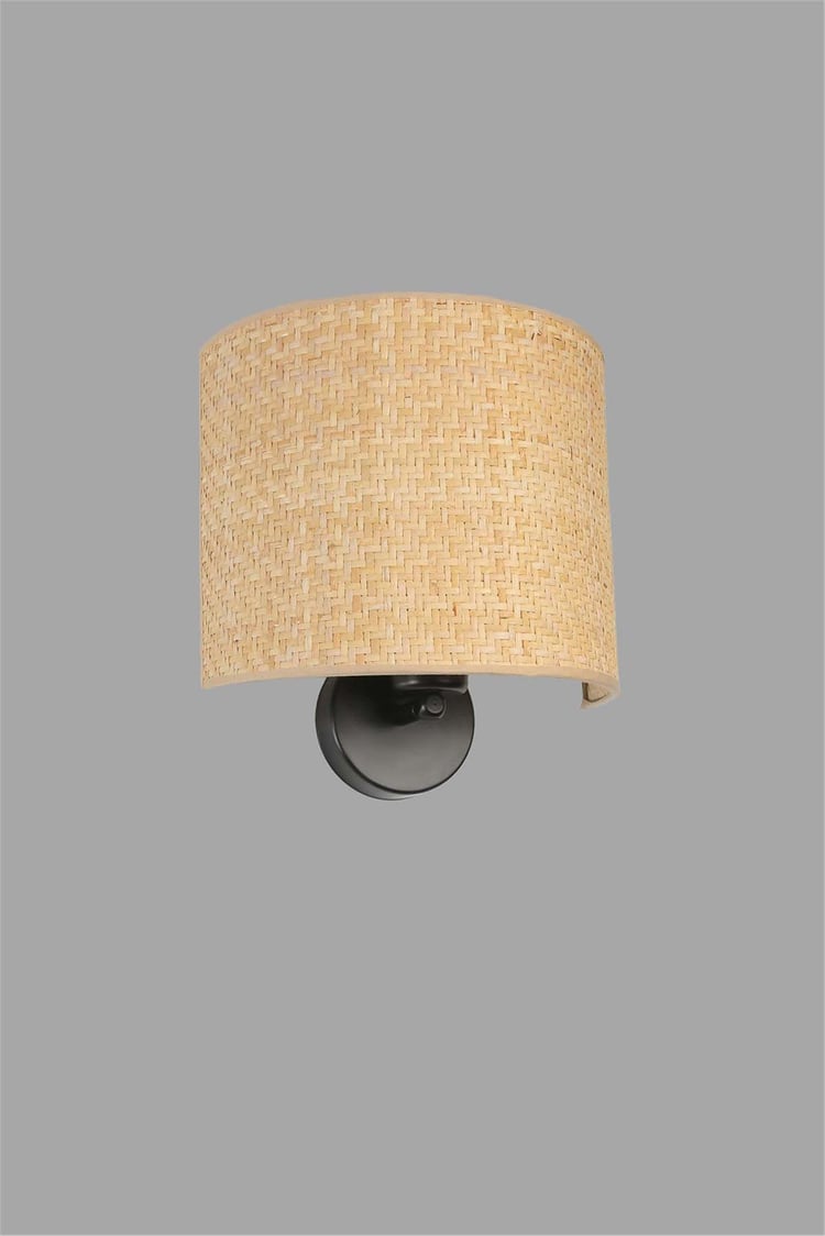 Lumexx Hasır Rattan Abajurlu Oval Aplik