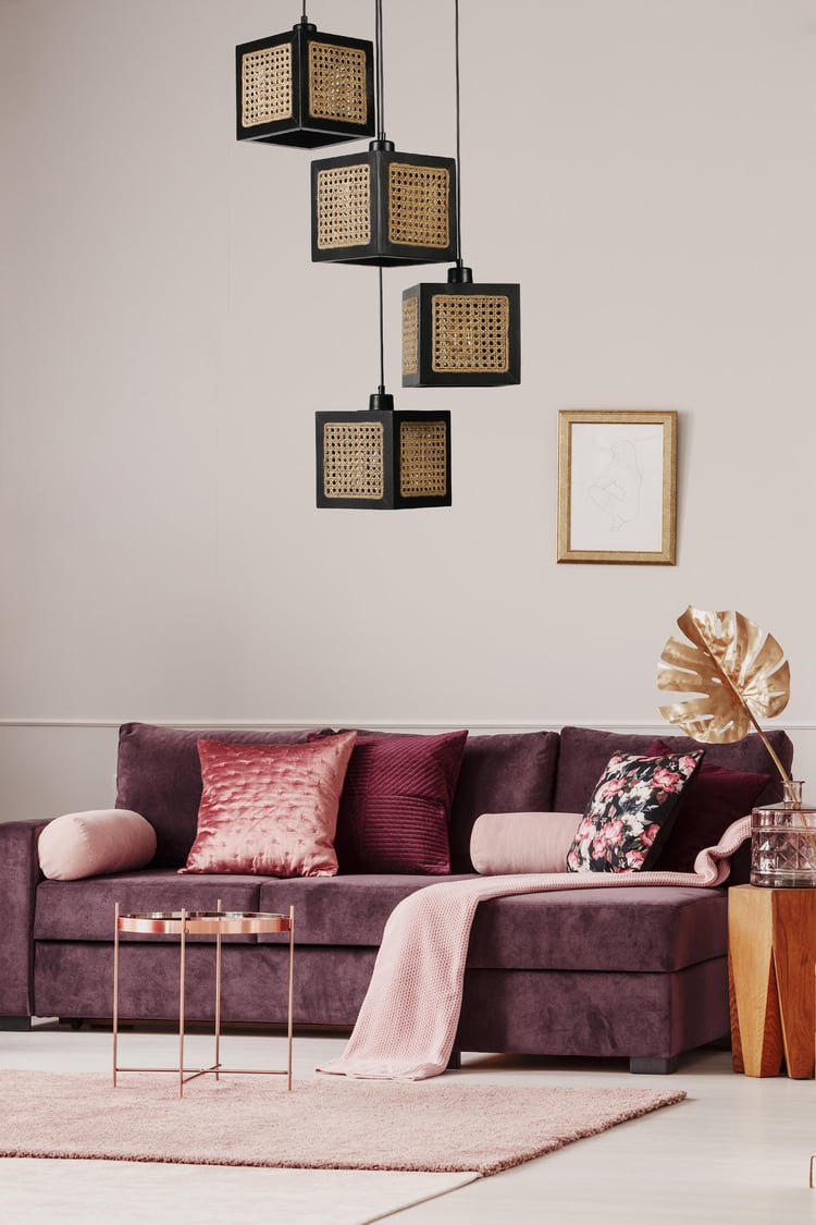 Lumexx Kumsal 4 Lü Tepsili Siyah Rattan Avize