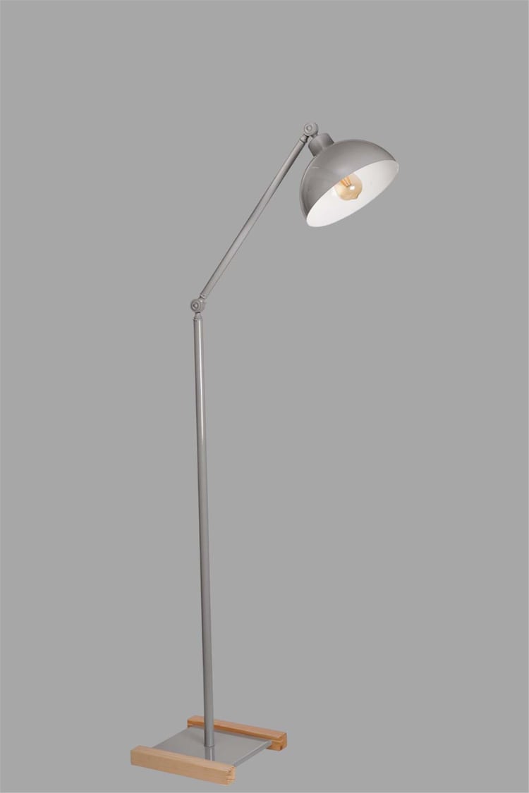 Lumexx Milas Gri Retro Başlıklı Lambader