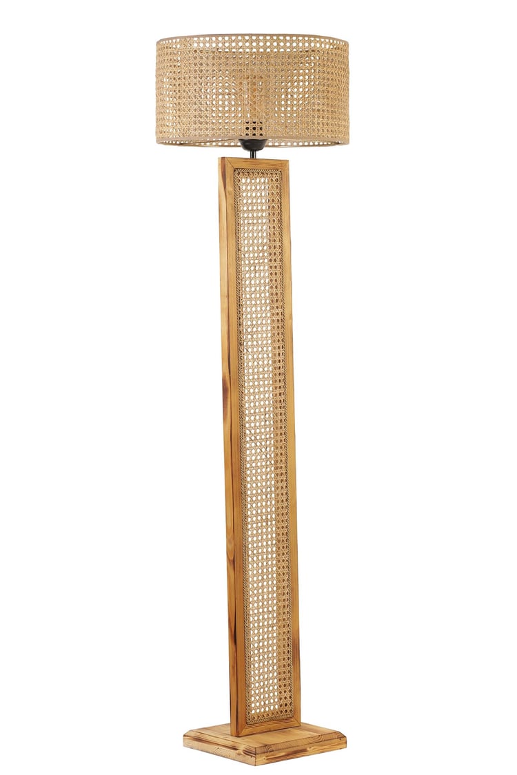 Lumexx Ribon Yanık Silindir Rattan Lambader