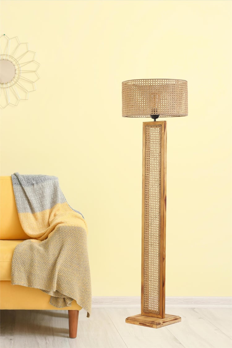 Lumexx Ribon Yanık Silindir Rattan Lambader