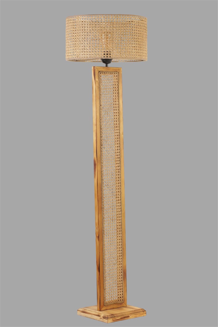 Lumexx Ribon Yanık Silindir Rattan Lambader
