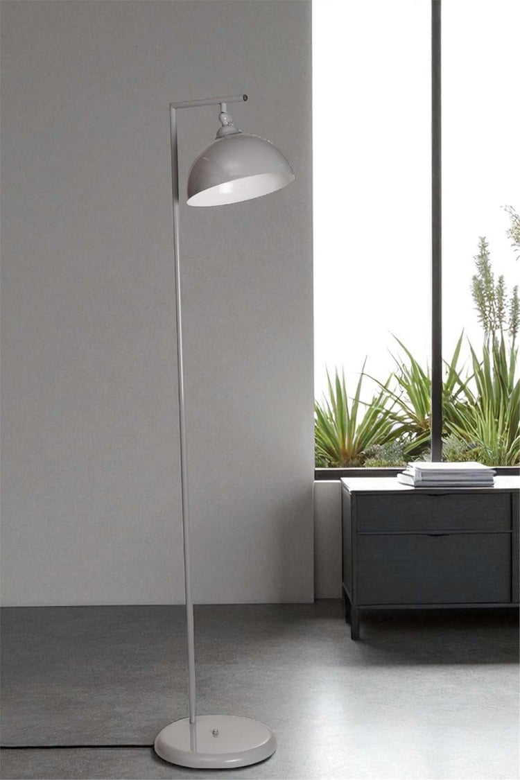 Lumexx Smart Gri Retro Başlıklı Lambader