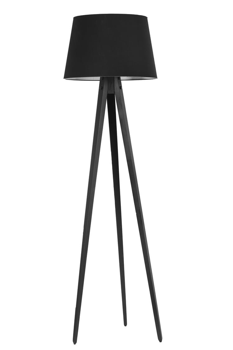 Lumexx Tripod Siyah Pramit Siyah Abajurlu Lambader