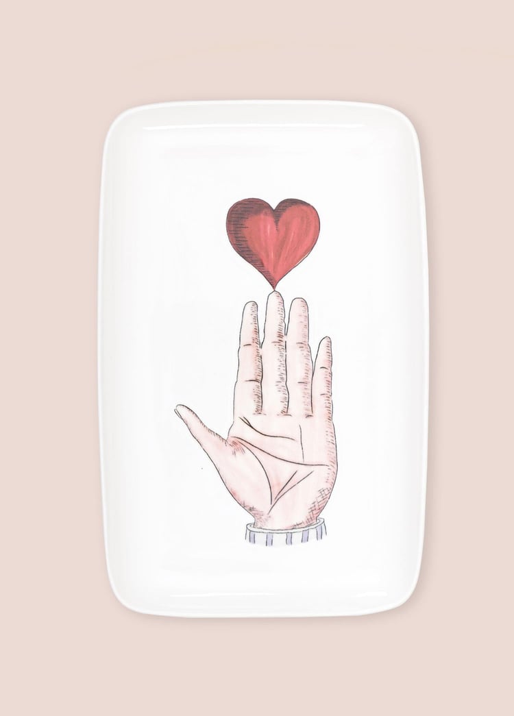 Luv Dikdörtgen Servis 33x21 cm
