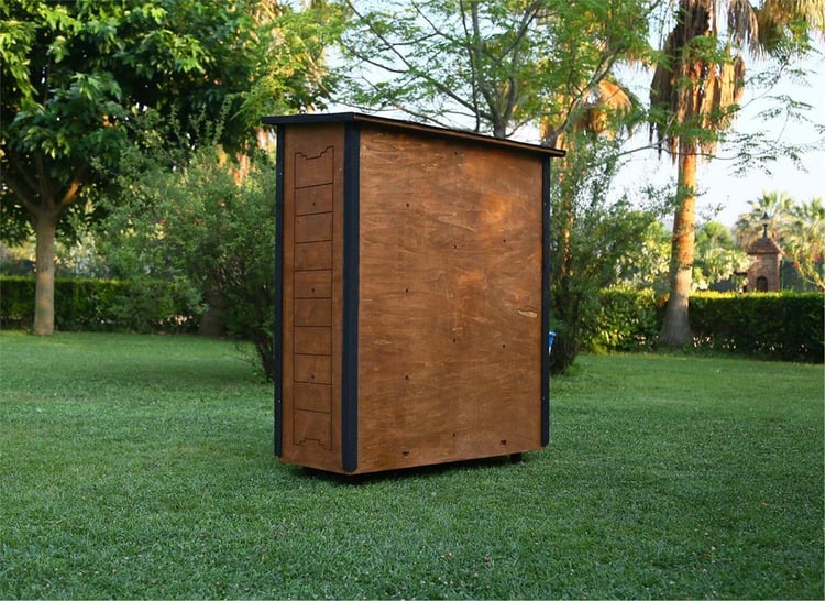 Mandu Ahşap Bahçe Depolama Dolabı 800Lt-Mnd223