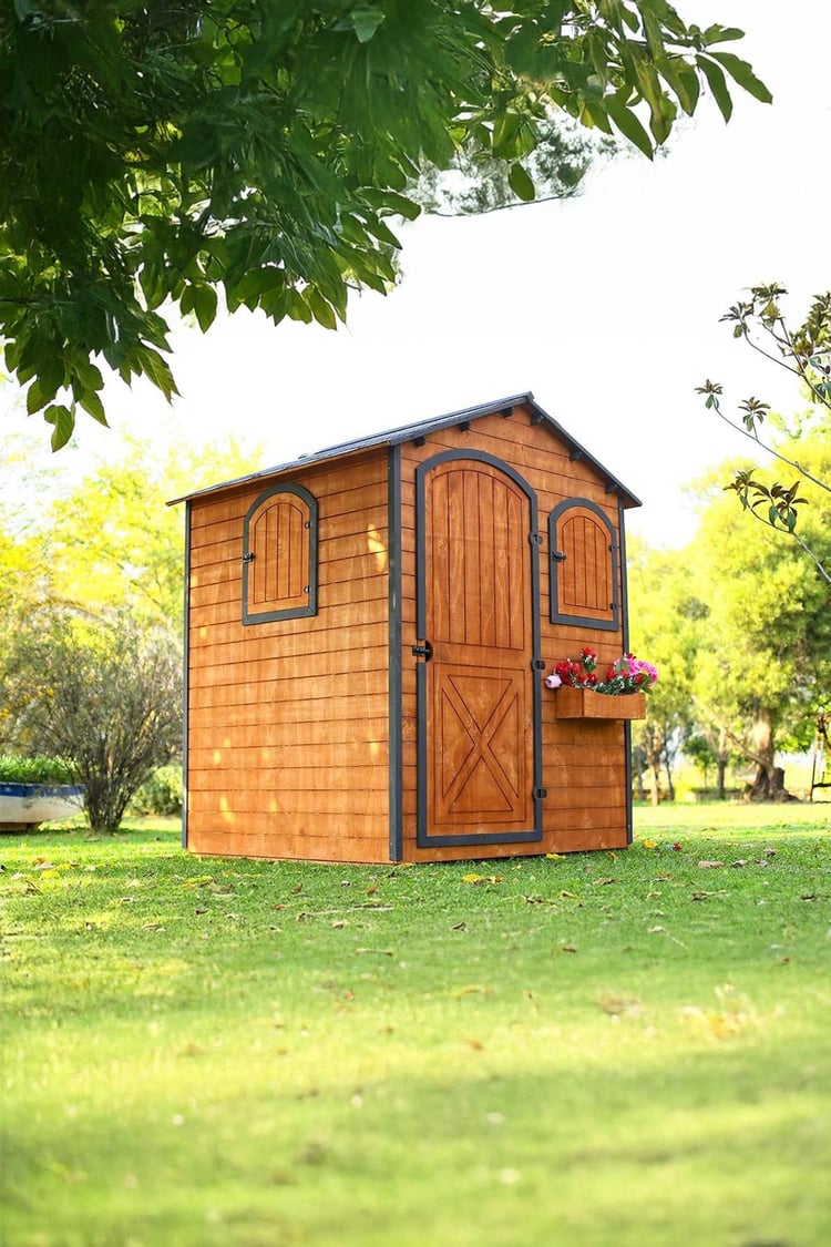 Mandu Ahşap Bahçe Deposu Depolama Evi-Mnd195