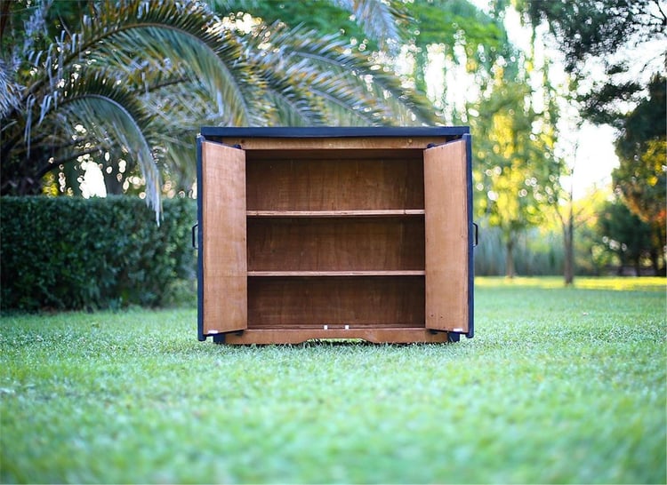 Mandu Ahşap Dış Mekân Ayakkabılık (Ayakkabı Dolabı)-Mnd233