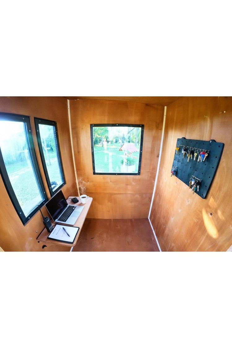 Mandu Ahşap Güvenlik Kulübesi (Güvenlik Kabini) MND293 