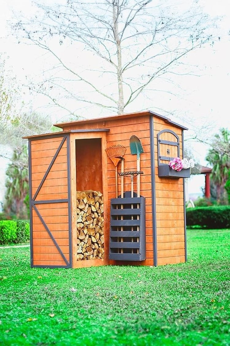 Mandu Ahşap Odunluklu Depolama Evi (Kiler) Mnd256