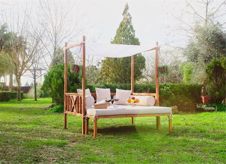 Mandu Exculısıve Ahşap Bahçe Yatağı-Sg03 (Daybed)