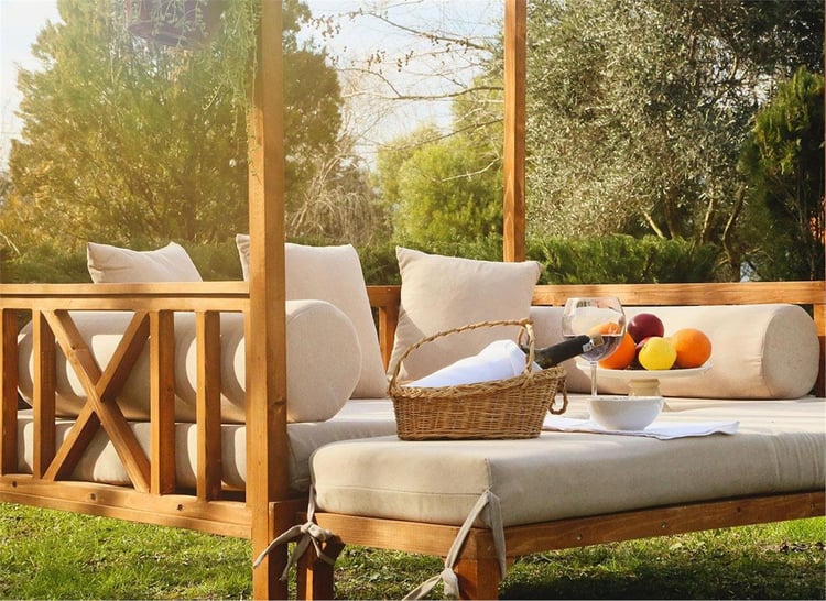 Mandu Exculısıve Ahşap Bahçe Yatağı-Sg03 (Daybed)