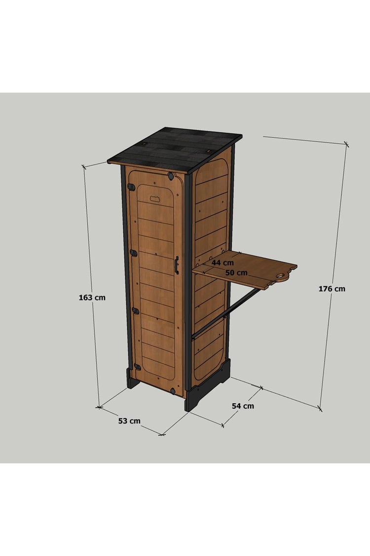 Mandu Slim Depolama Dolabı (dar alanlar için) MND287 