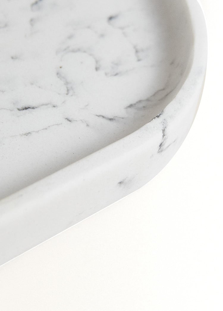 Marble Makyaj Aynası 18x10x25 cm