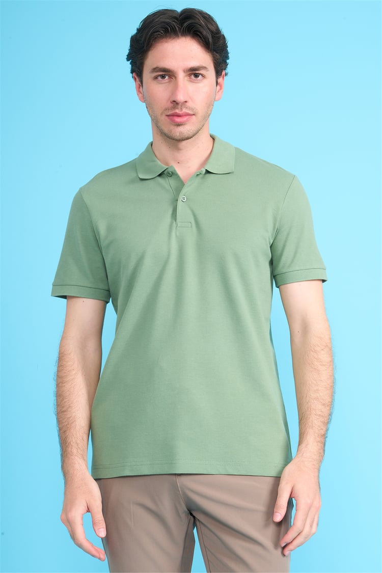 Mareteks 2652 Js Cagla Erkek Polo Yaka Basıc Pıke T-Shırt