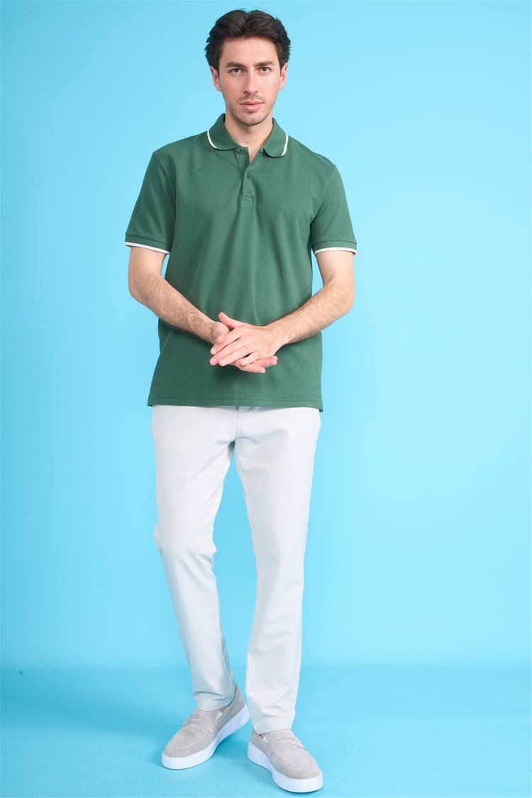 Mareteks 2653 Js Neftı Erkek Polo Yaka Garnılı Pıke T-Shırt