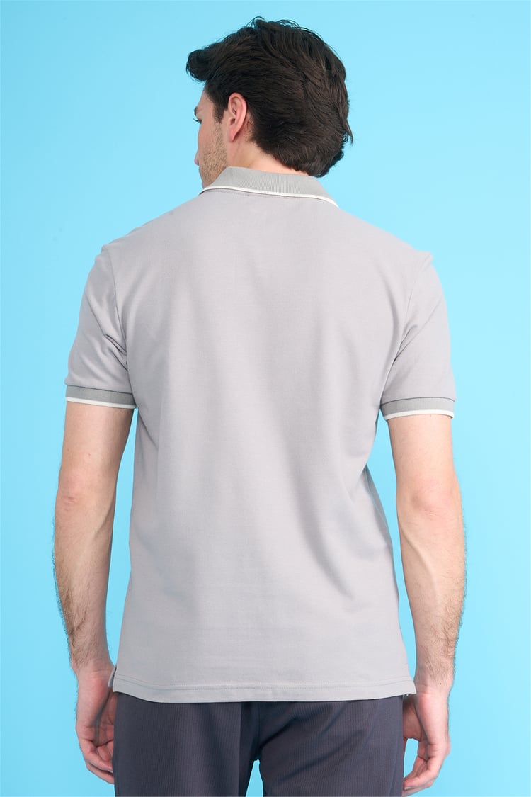 Mareteks 2653 Js Tas Erkek Polo Yaka Garnılı Pıke T-Shırt