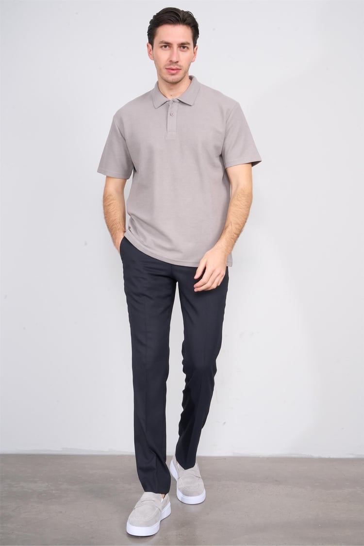 Mareteks 6619 Js Kul Erkek Polo Yaka Lakınt T-Shırt