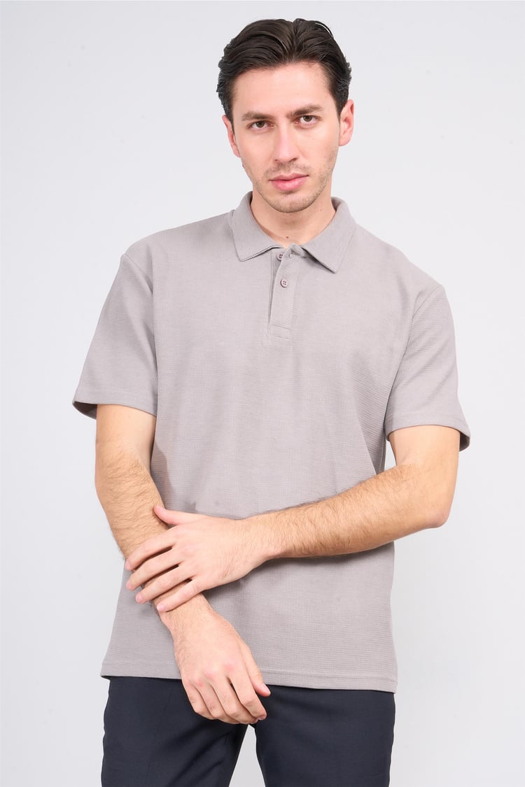 Mareteks 6619 Js Kul Erkek Polo Yaka Lakınt T-Shırt