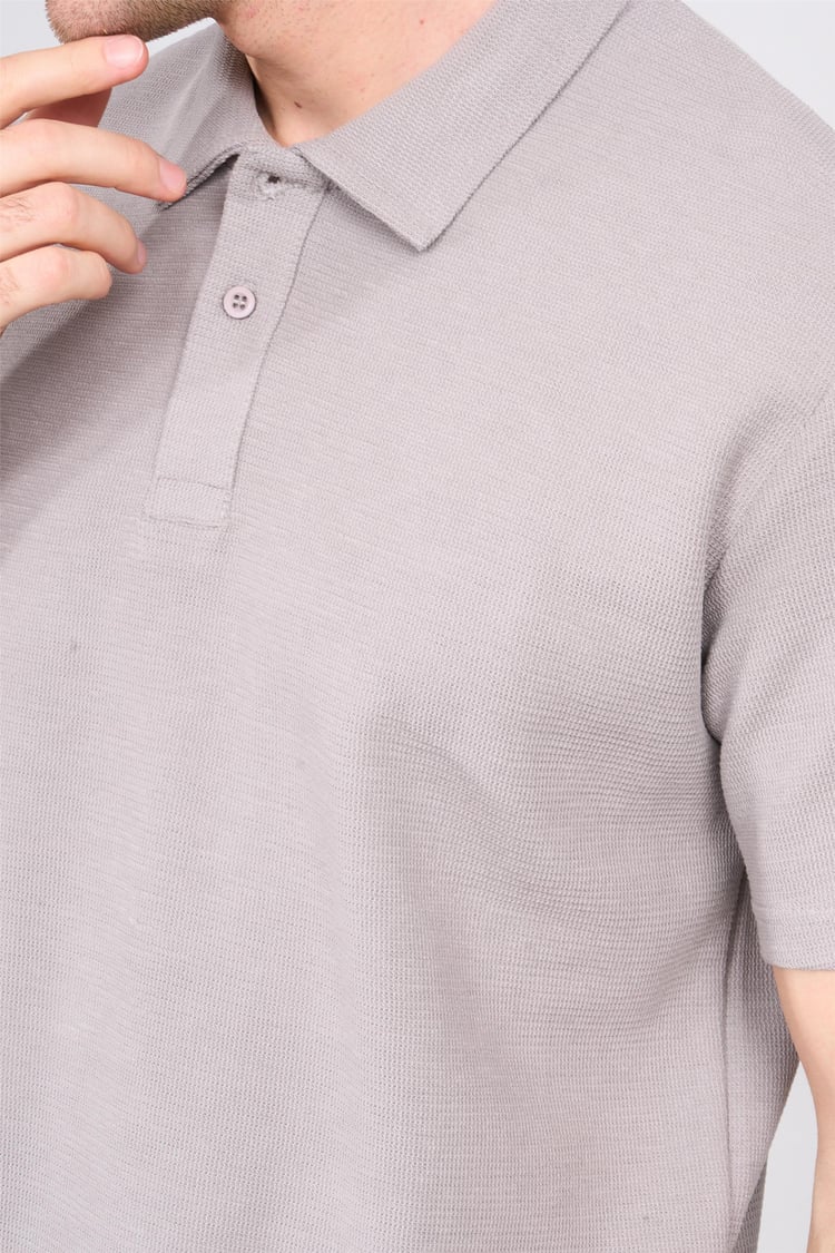 Mareteks 6619 Js Kul Erkek Polo Yaka Lakınt T-Shırt