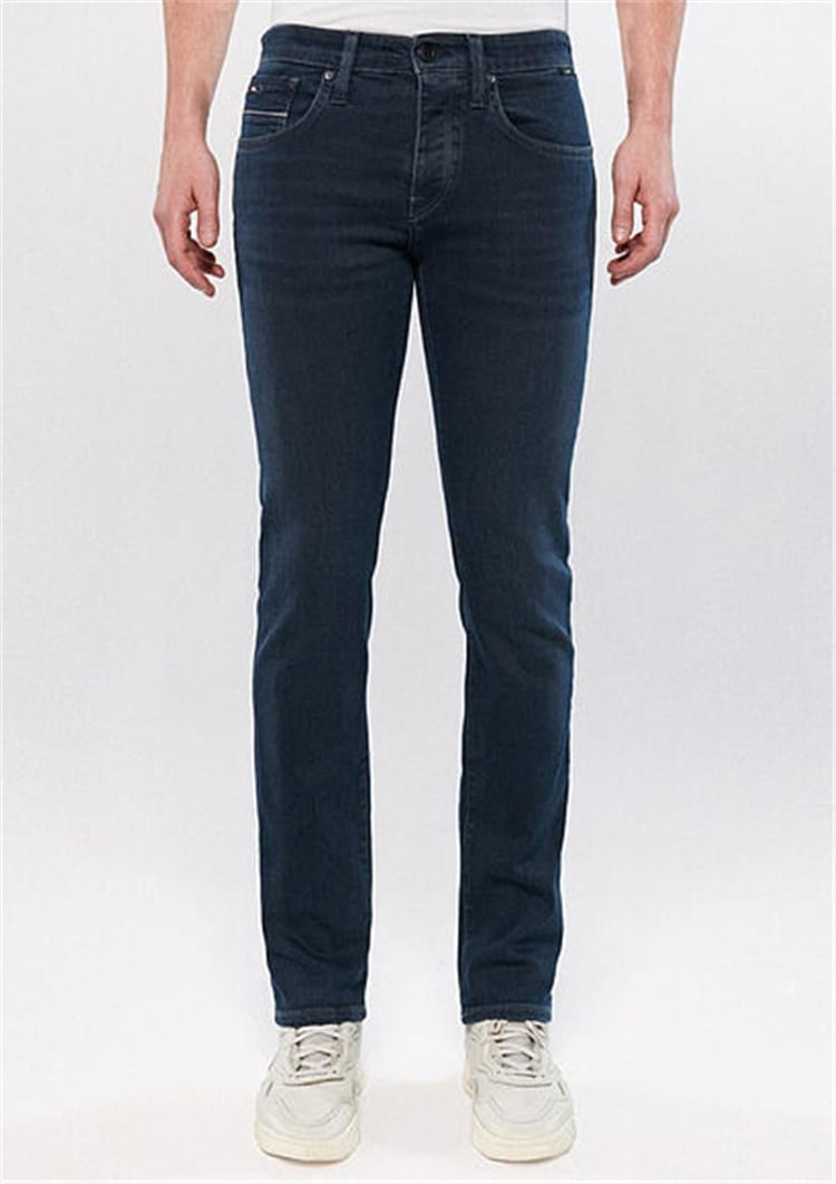 Mavi 0020934817 Pierre Deep Foggy Mavi Siyah Erkek Pantolon