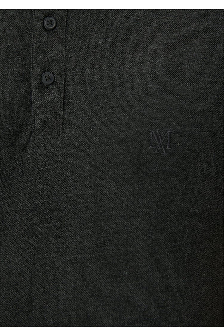 Mavi 063247-28392 Polo Koyu Gri Melanj Erkek T-Shirt