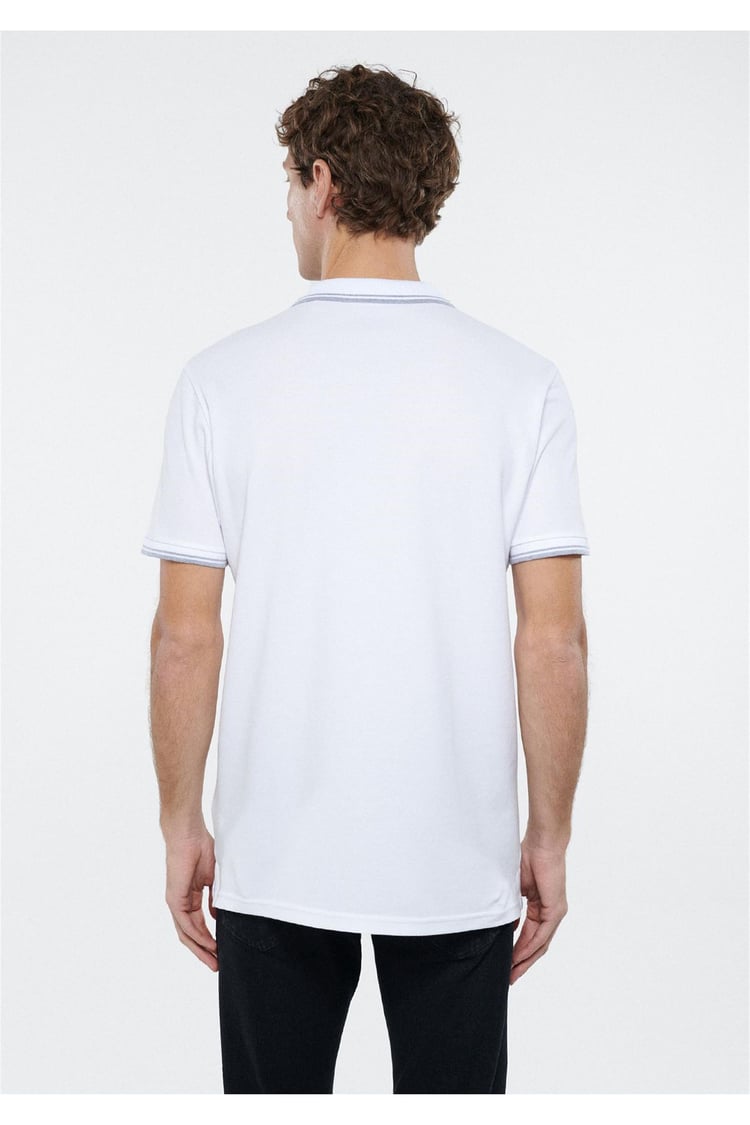 Mavi 064164-27879 Polo Beyaz Erkek T-Shirt