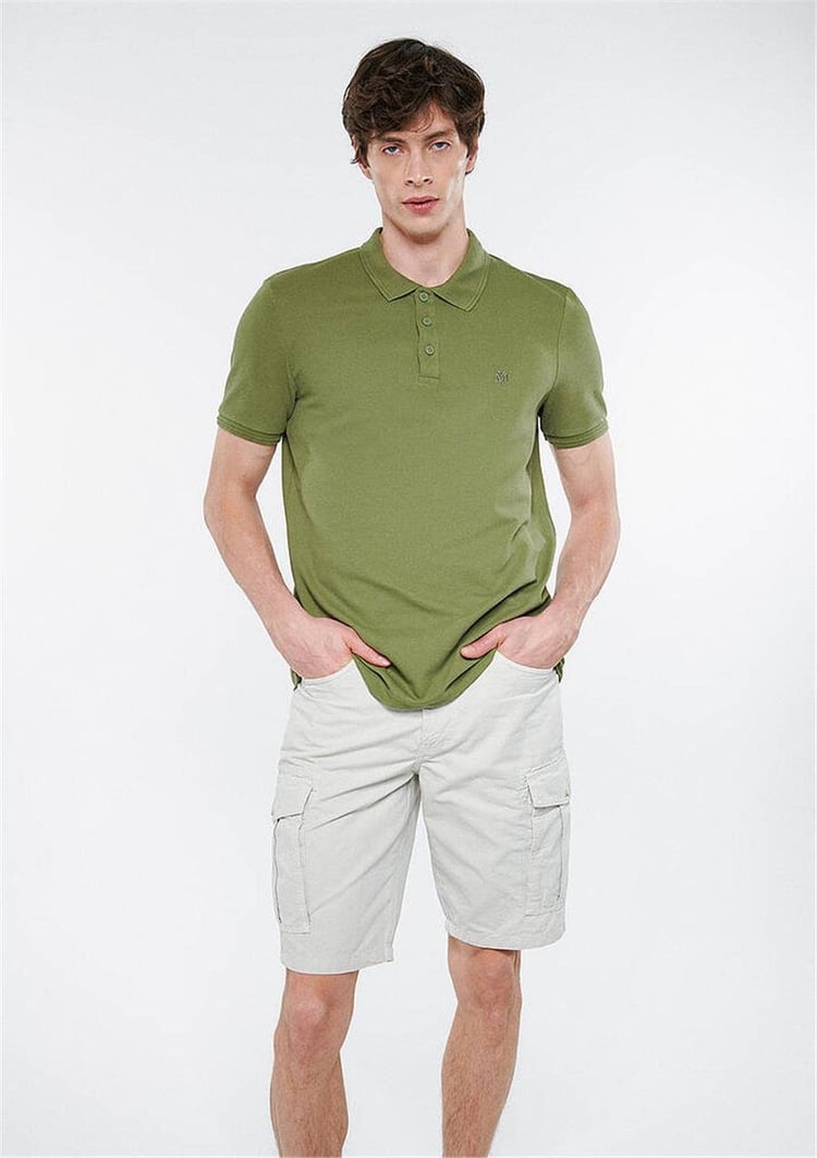 Mavi 065844-28524 Polo Yeşil Erkek T-Shirt