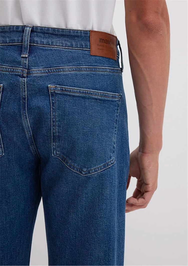 Mavı M0010039-90818 Lısbon Shaded Vıntage Classıc Comfort Erkek Loose Denım Pantolon